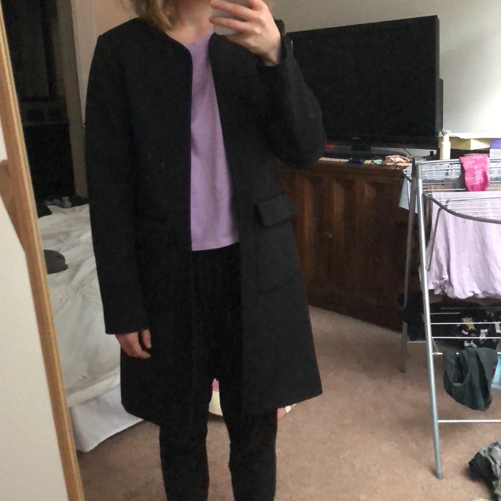 H&M black coat